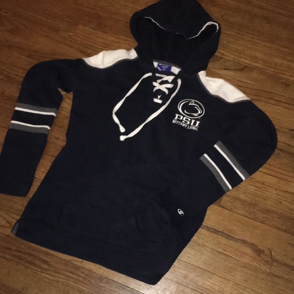 PSU sweatshirt champion heritage lace-up sz med